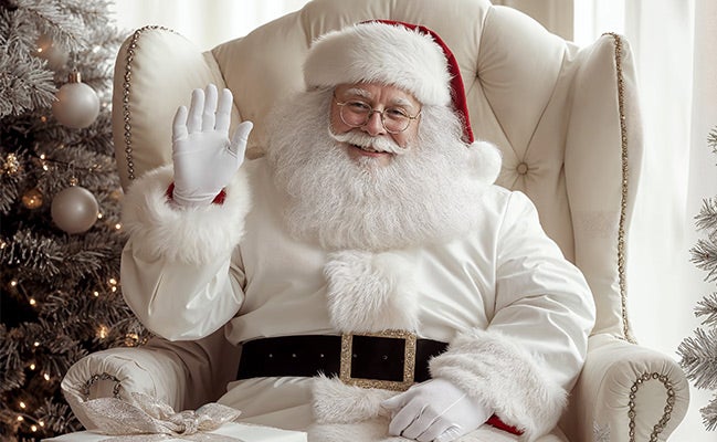 Animation photos avec le Père Noël Aushopping Semécourt