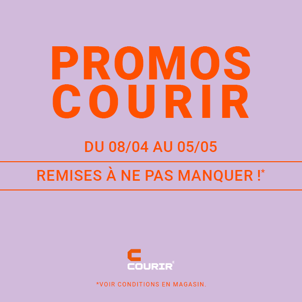 Remises à ne pas manquer chez Courir du 8 avril au 5 mai 2026