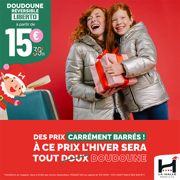 La Halle | Doudounes réversibles LIBERTO à des prix carrément barrés